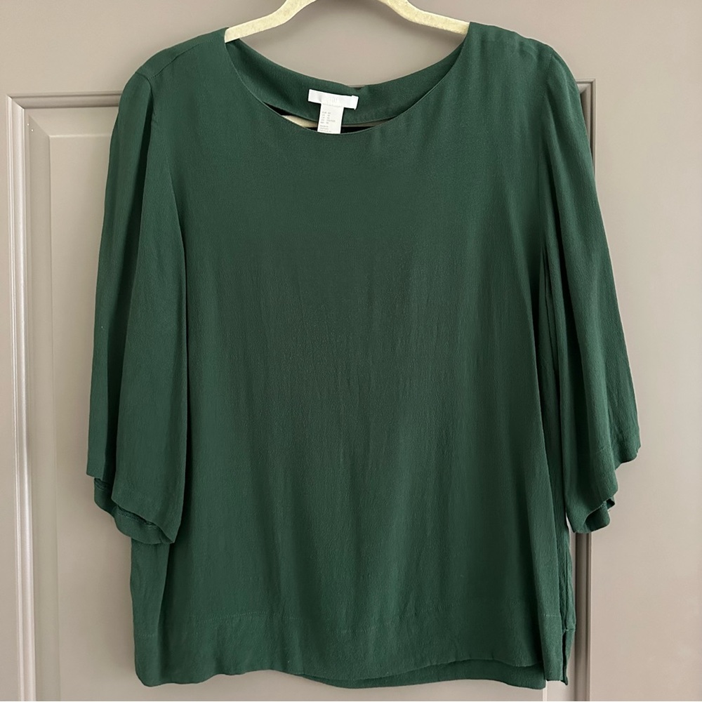Wide, Mid-Arm Blouse